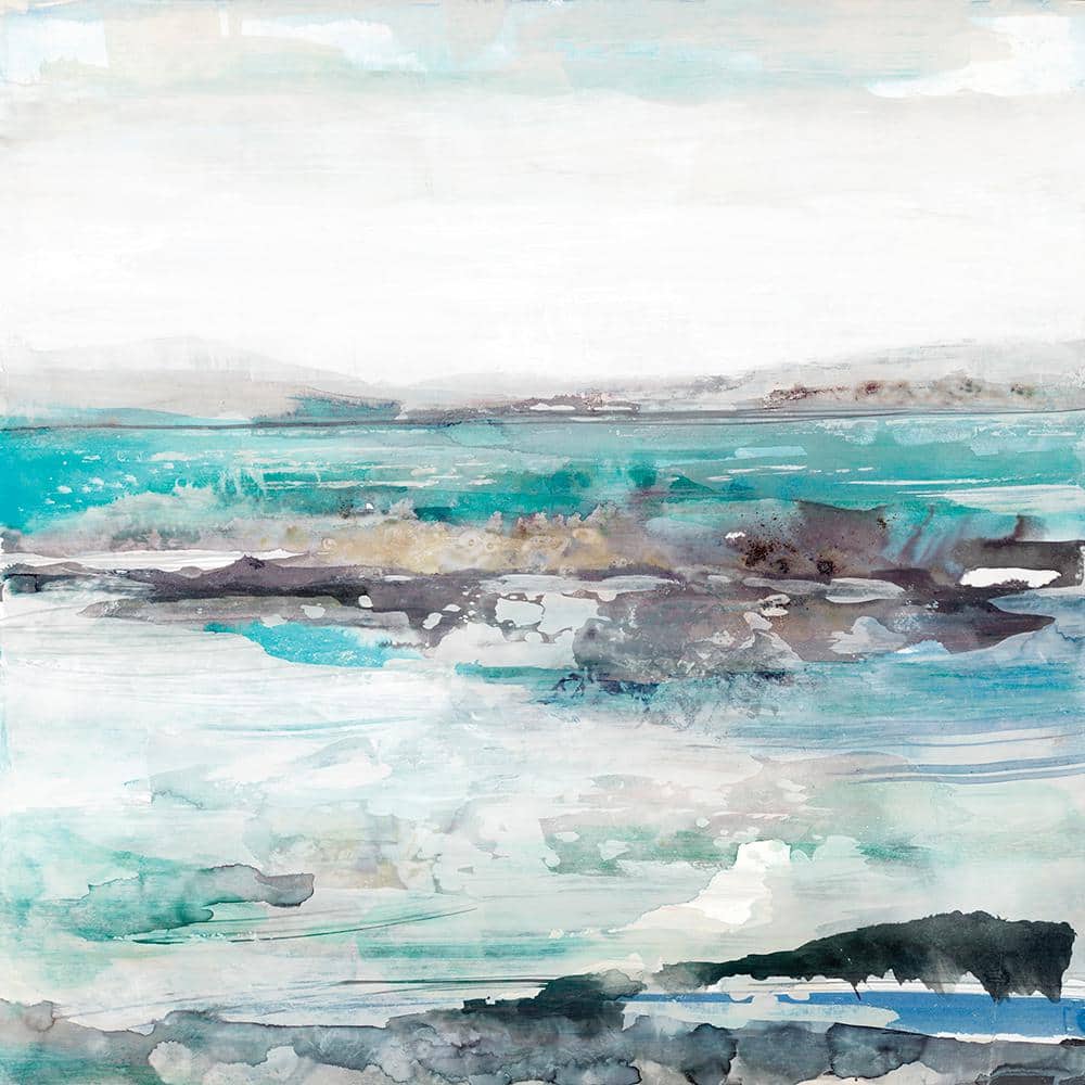 "54 in. x 54 in. ""Sea Foam I"" by Maya Woods Wall Art" price history on PriceWatchPro