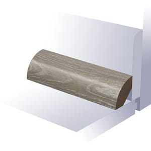 Rugged Warwick Quarter Round 0.75 in. T x 0.75 in. W x 94 in. L Smooth Wood Look Laminate Moulding/Trim