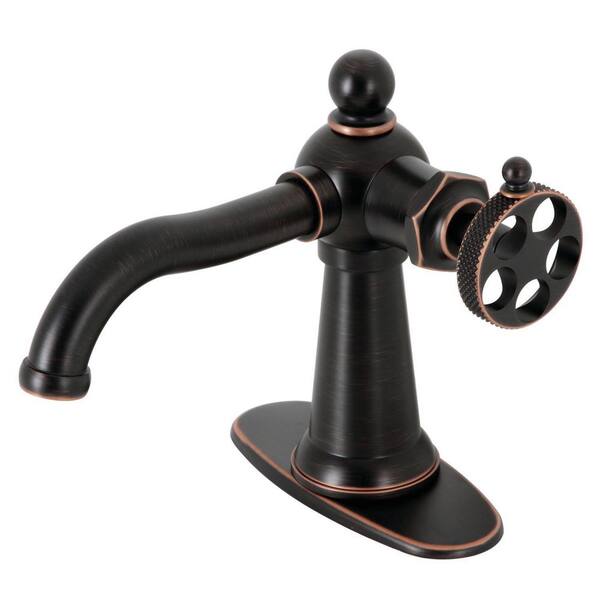 Kingston Brass Webb Single-Handle Single Hole Bathroom Faucet with Push ...