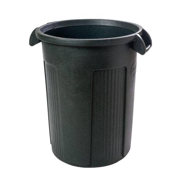 Toter 44 Gal. Dark Green Round Trash Can