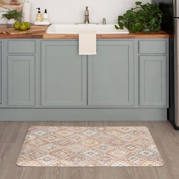 Kitchen Mat Tree Kitchen Mats for Floor 2 Piece, Colorful Rug Anti Fatigue  Floor Mat for Kitchen, Kitchen Floor Mat for in Front of Sink and Kitchen