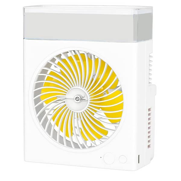 Portable Misting Fan with 600ml Water Tank, 3 Fan Speeds, 2 Misting Levels, Cools Anywhere