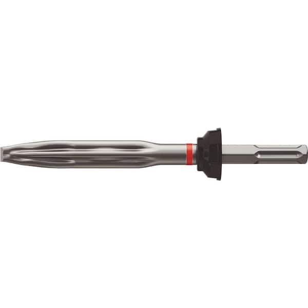1 in. x 17 in. TE-SX Alloy Steel DUAL-Action Flat Point Chisel