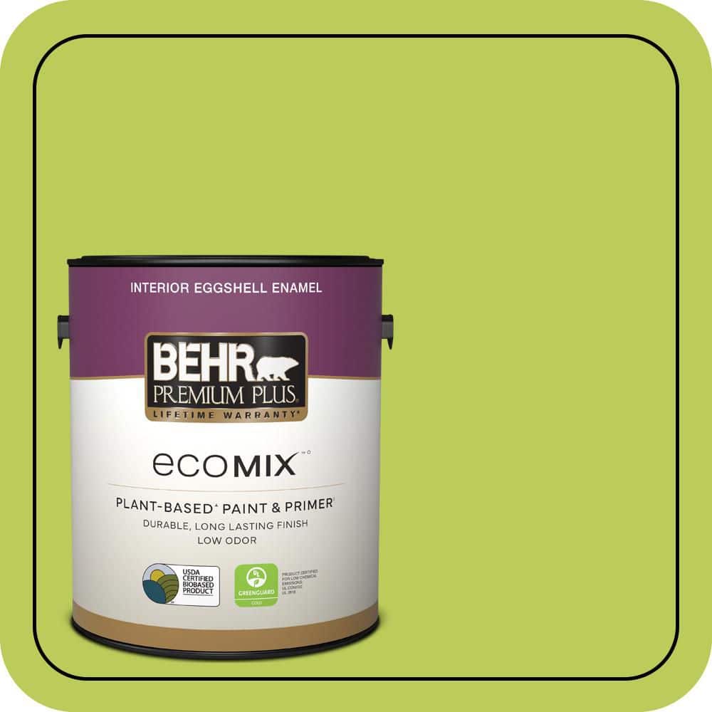 1 gal. #410B-5 Hidden Meadow Eggshell Enamel EcoMix Plant-Based Interior Paint & Primer price history on PriceWatchPro