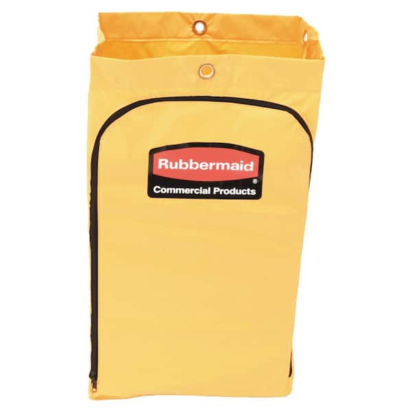 Rubbermaid Janitor Cart with 25 Gallon Zipper Vinyl Bag - Office Depot