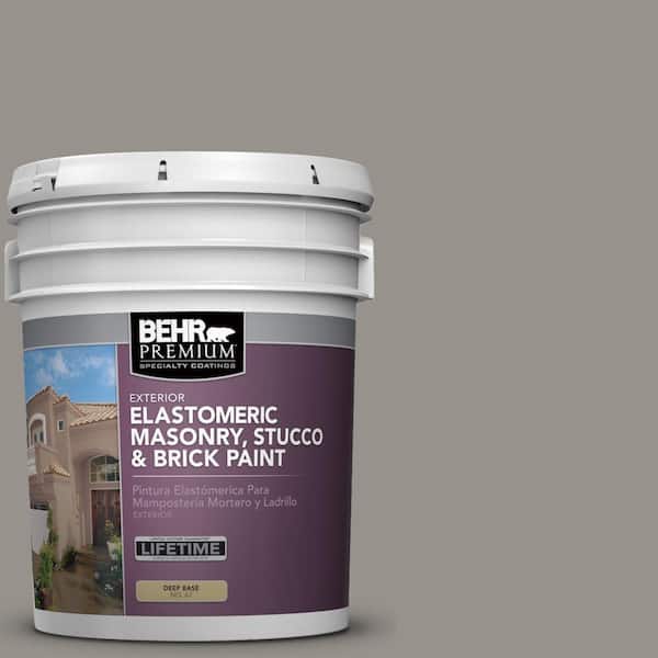 BEHR PREMIUM 5 gal. PPU1816 Elephant Skin Elastomeric Masonry, Stucco and Brick Exterior Paint