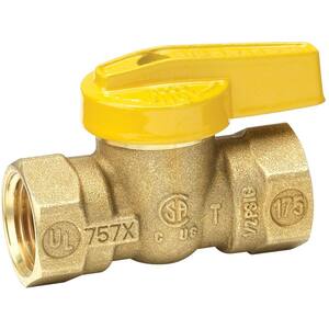 1/2 in. FIP x 1/2 in. FIP Lever Handle Brass Gas Ball Valve