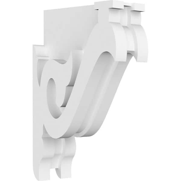 Ekena Millwork Florence 1.5 in. W x 7 in. H x 4.5 in. D Signature Urethane Polyurethane Corbel