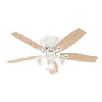 Hunter Oakhurst II 52 in. Low Profile LED Indoor Fresh White Ceiling ...