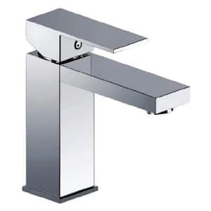 6.5 in. Single-Handle Bathroom Faucet in Polished Chrome