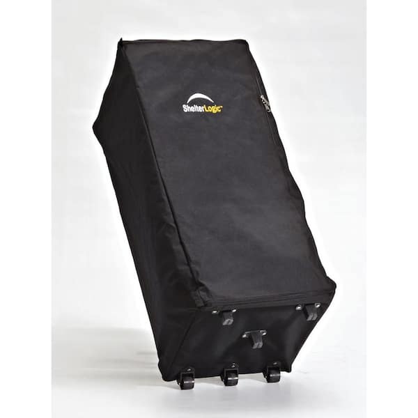 1 ft. W x 3 ft. D Store-IT Canopy Rolling Storage Black Bag with Heavy-Duty Nylon Fabric and Heavy-Duty Wheels