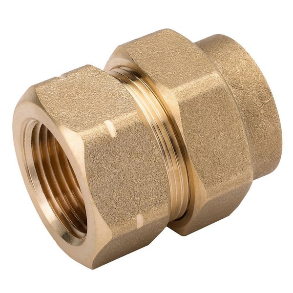 HOME-FLEX 3/4 in. CSST x 3/4 in. FIPT Brass Female Adapter