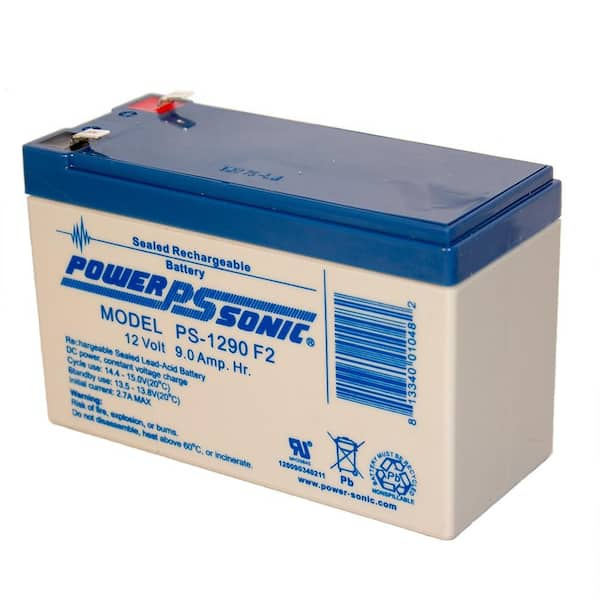 Power-Sonic 2 Pack - 12V 12Ah F2 UPS Battery Replaces Yuasa NP12