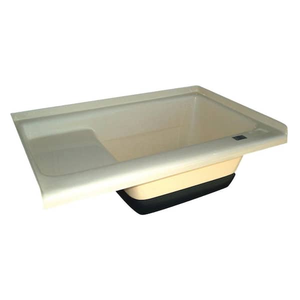 ICON Sit-In Step Tub with Right Hand Drain TU500RH - Colonial White