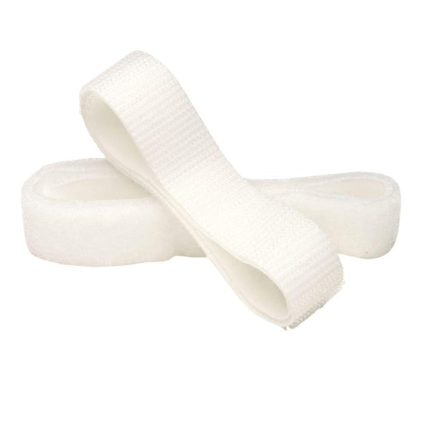 VELCRO 24 in. x 3/4 in. White Sticky Back for Fabrics Tape VEL