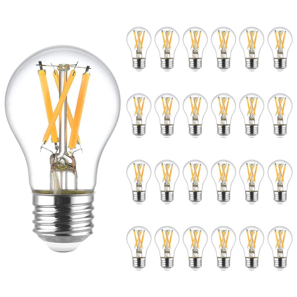 60W Equivalent A15 Edison LED Bulb, 3000K Soft White, 8. 5W, Dimmable, 750LM, CRI90, E26, Wet Rated, UL Listed 24 Pack price history on PriceWatchPro