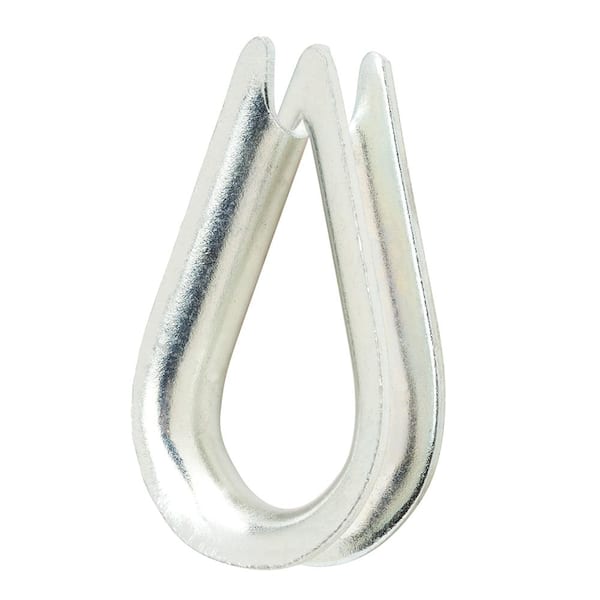 Everbilt 5/16 in. Zinc-Plated Wire Rope Thimble (2-Pack)