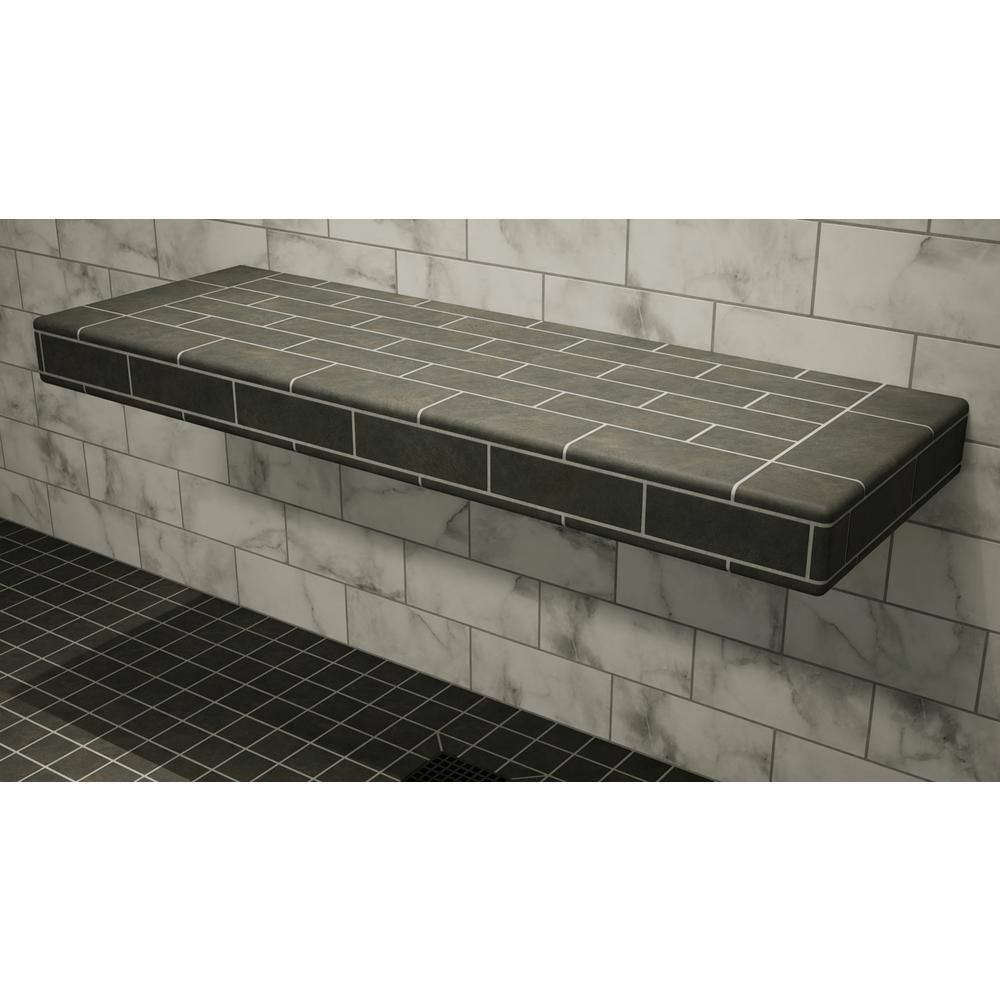 14 x 24 Orange XPS Floating Shower Bench Kit