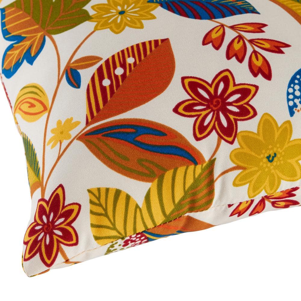 Esprit Floral Square Kids Outdoor Accent Pillow Set
