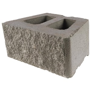 Regal Stone Pro 18 in. W x 12 in. L x 8 in. H Rock Face Pewter Blend Concrete Wall Block (36-Pieces/36 Face Ft/Plt)