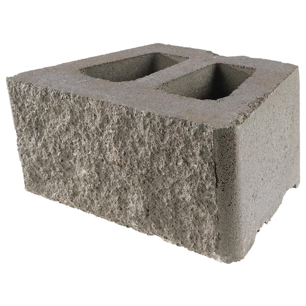 Pavestone Regal Stone Pro 18 in. W x 12 in. L x 8 in. H Rock Face Pewter Blend Concrete Wall Block (36-Pieces/36 Face Ft/Plt)
