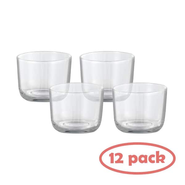 Aspen Creative 12PK - Votive Candle Holder - Wedding Parties Holiday Home Decor Clear 4-1/8 in. Dia. x 3-1/8 in. H