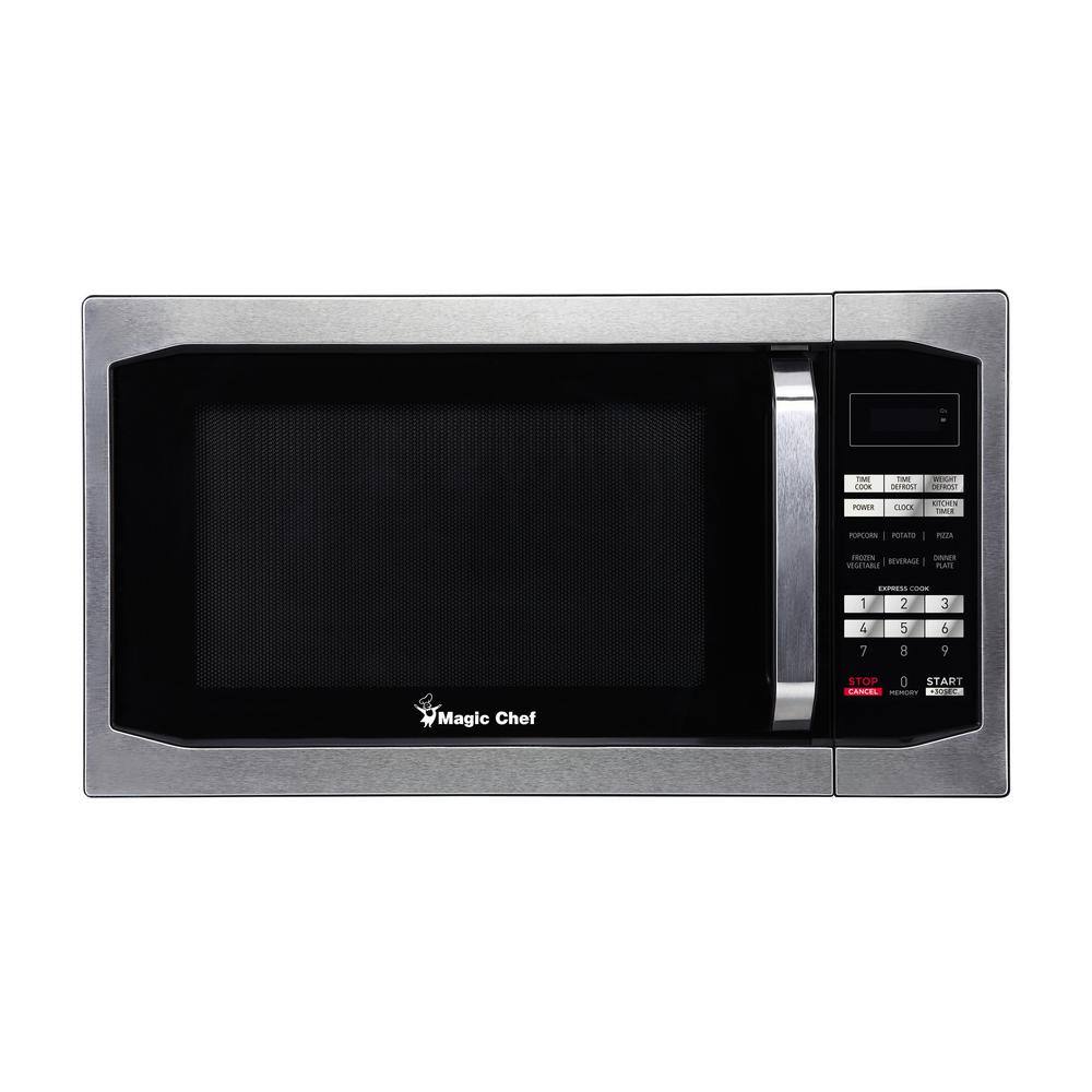 Magic Chef 1.6 cu. ft. Countertop Microwave with Stainless Door