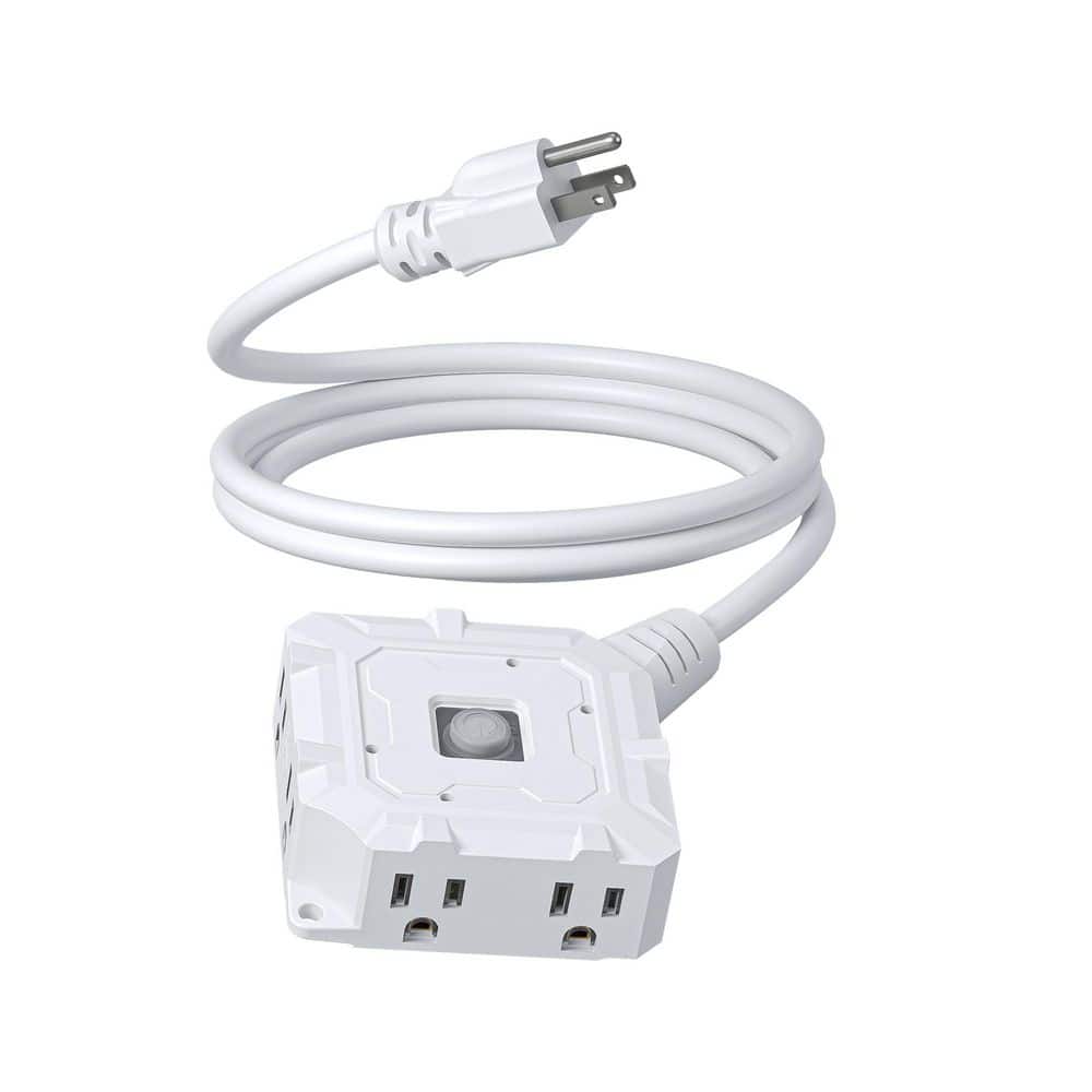6 ft. 14 AWG / 6 Extension SJTW Outdoor Extension Cord with Lock, White, ETL Listed price history on PriceWatchPro