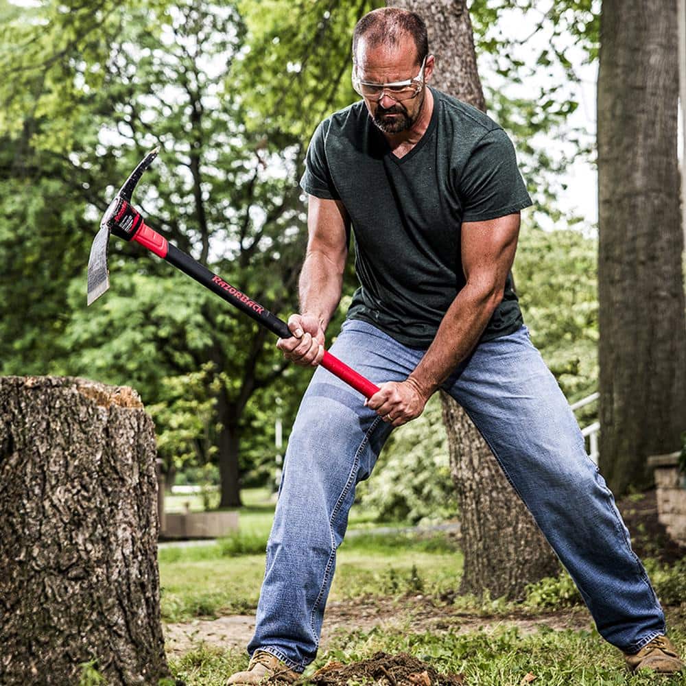 Razorback Pick Mattock, 5 Lb,34 Inches Handle, Red/Black - 1 per EA - 4118000