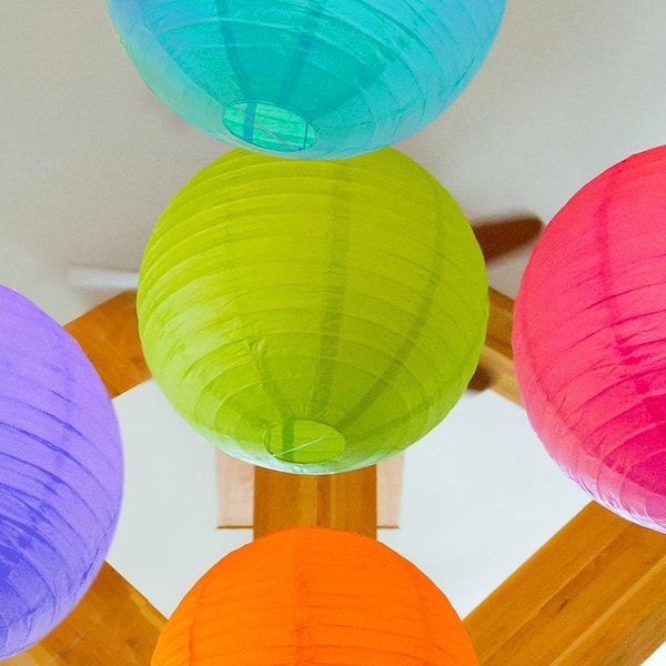 Kawaii Oval Paper Lanterns (Multiple Colors), Shop