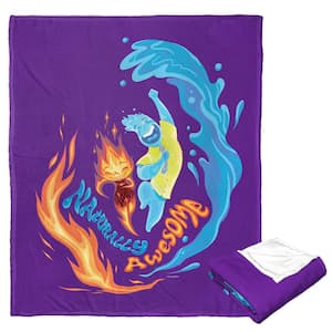 Disney Pixar Elemental Naturally Awesome Silk Touch Multi-Colored Throw