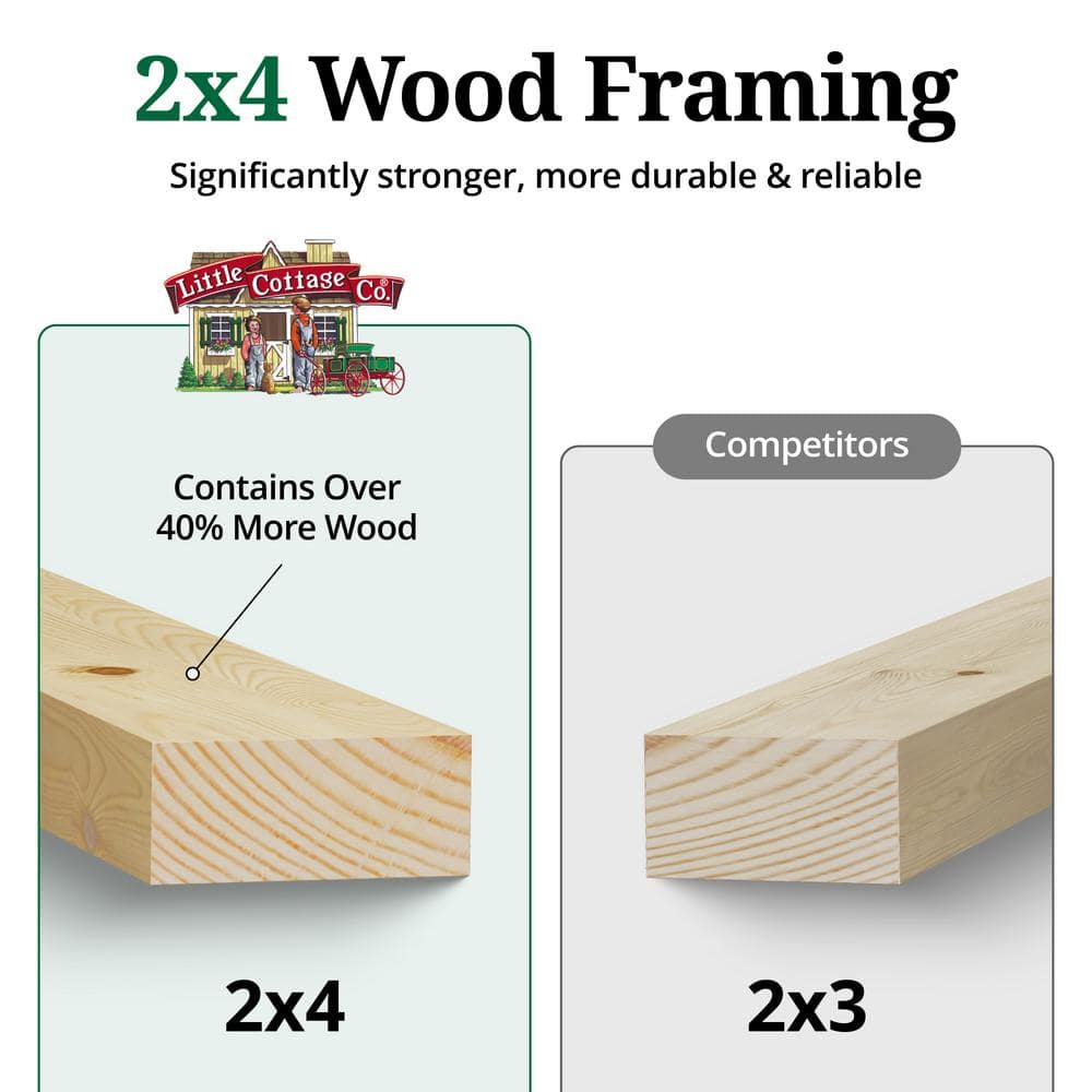 12' x 24' Red Wood Gambrel Roof Storage Shed Kit