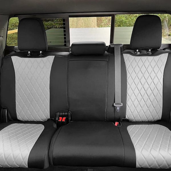 FH Group Neoprene Custom Fit Seat Covers for 2019-2023 Chevrolet Silverado 1500 2500HD 3500HD RST to LTZ to High Country