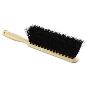 8 in. Polypropylene Bristle Counter Brush with Tan Handle