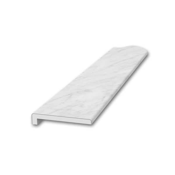 FlexStone 3 in. x 95 in. Standard Trim with 3/8 in. Lip in Frost