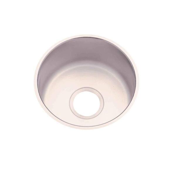 Revere Undermount Stainless Steel 14 in. 0-Hole Single Bowl Sink