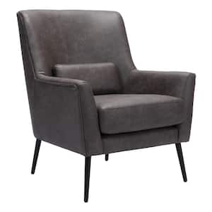 Ontario Vintage Black 100% Polyester Accent Chair