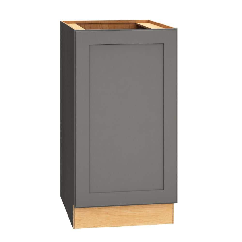 QuickShip Cottage 18 in. W x 24 in. D x 34.5 in. H Assembled Plywood Full Height Door Base Kitchen Cabinet in Fossil price history on PriceWatchPro