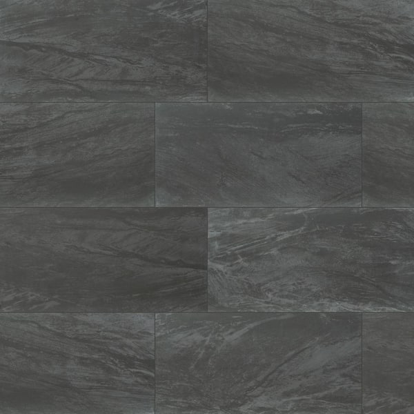 MSI Take Home Sample - Anastasia Anthracite 6 in. x 6 in. Matte Porcelain Floor and Wall Tile