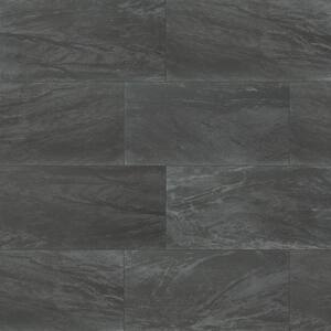 Anastasia Anthracite 12 in. x 24 in. Matte Porcelain Floor and Wall Tile (16 sq. ft./Case)