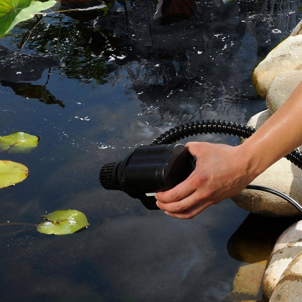 Black Epoxy 280 GPH Submersible Pond Pump