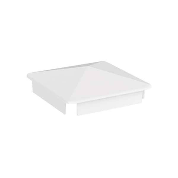 Barrette Outdoor Living 5 in. x 5 in. White Internal Vinyl Post Top