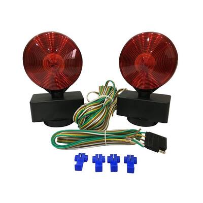 Magnetic Towing Light Kit (Dual Sided for RV, Boat, Trailer and More DOT Approved)