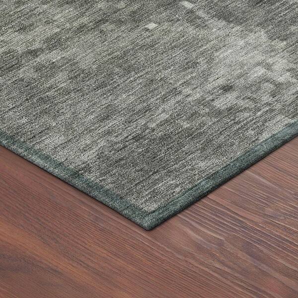 Chantille Machine Washable Indoor/Outdoor Abstract ACN2361 Pewter 3 ft. x 4 ft. Area Rug