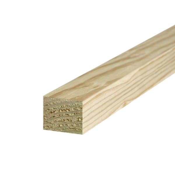 Unbranded 2 in. x 2 in. x 8 ft. #2 Pressure-Treated Pine Board