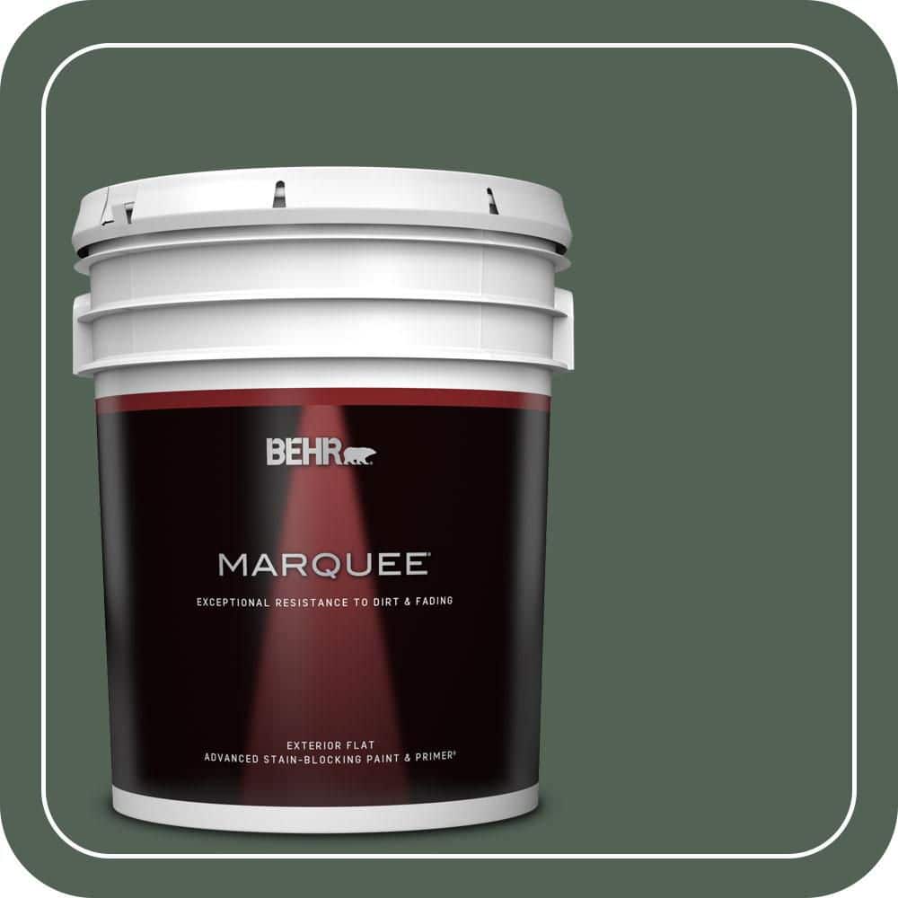 5 gal. #MQ6-14 Northern Glen Flat Exterior Paint & Primer product image for price tracking