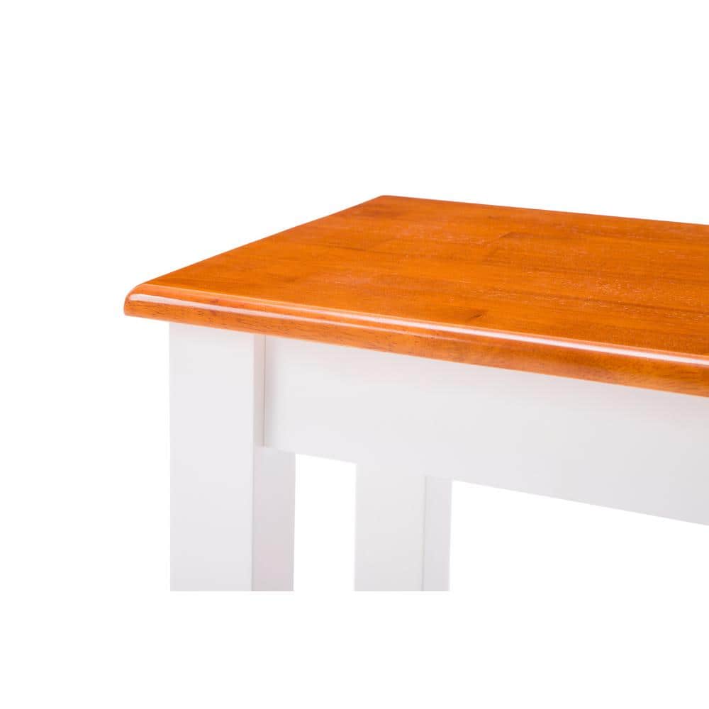 Bloomington 48" Cream and Honey Oak Shaker Bench