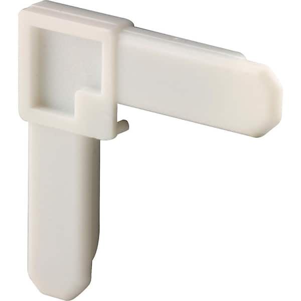 3/8 in. x 3/4 in. White Plastic Screen Frame Corner (100-pack)