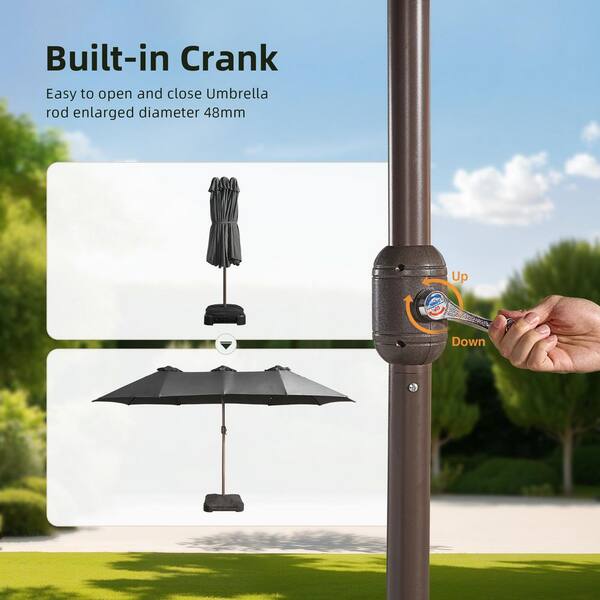 weaxty W Alpine B 15 ft. Solar Colour LED Light Outdoor Double