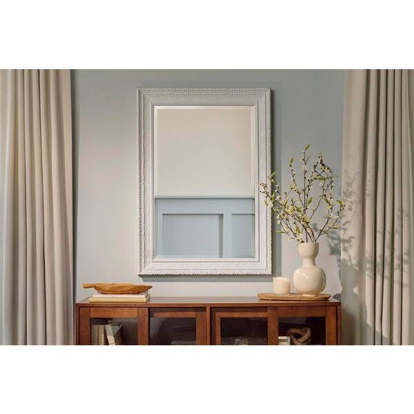 Home Decorators Collection White 31.4 in. W x 43.3 in. H Rectangle